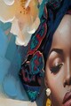 Tablou decorativ Ayda -B, Mauro Ferretti, 72x102 cm, canvas pictat/lemn de brad, multicolor