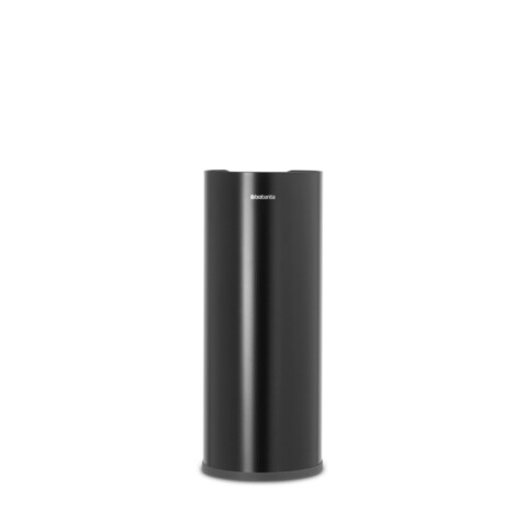 Suport role rezerva hartie igienica, Brabantia, Balance, 13.2x13.2x32.1 cm, otel, negru mat