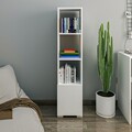 Corp biblioteca, Inarch, Kuzey, 31x136x29 cm, PAL, Alb