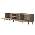 Comoda TV, Wren, A5 - 394, 180 x 48.3 x 35 cm, pal melaminat, nuc