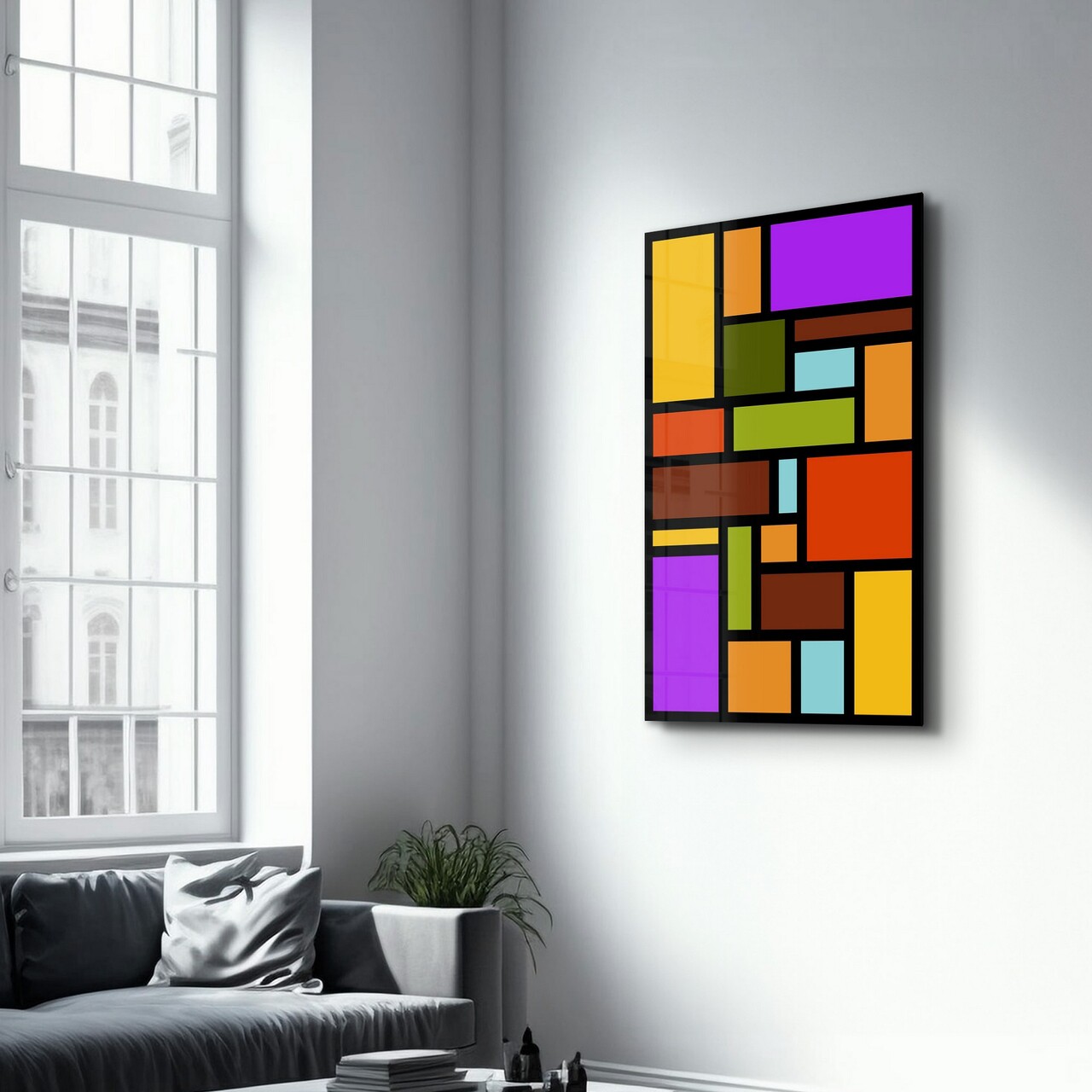 Tablou decorativ, VFT-3015, Dimensiuni: 46 x 72 cm, Multicolor - view 4