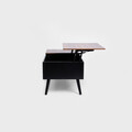 Masuta de cafea Anzabi, Homla, 105x50.5x43.5 cm, lemn/MDF, maro/negru