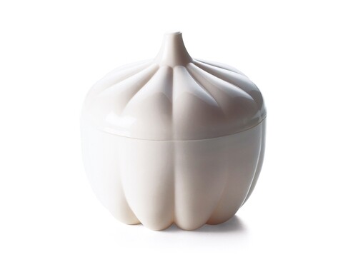 Recipient depozitare usturoi in frigider, Garlic Shaped, Excelsa, 7x8 cm