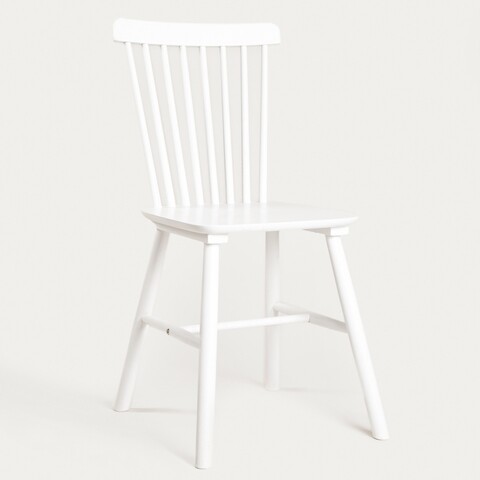 Scaun Vici, Homla, 52x46x92 cm, lemn, alb