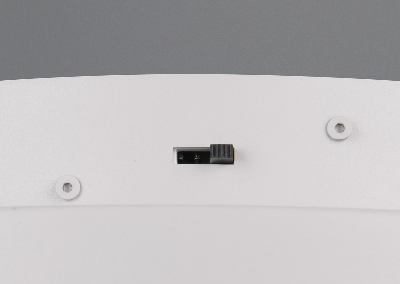 Plafoniera Keaton, TRIO, 40x20 cm, 34.5W, 1x SMD, metal, gri/auriu