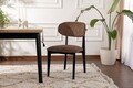 Set scaune 2 piese, Wayland, Lionte, Maro / Negru
