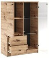 Dulap multifunctional ADRK, Evi, 80x40x120.5 cm, PAL laminat, artisan