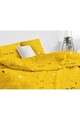 Lenjerie de pat pentru o persoana 2 piese, Dide - Yellow, Eponj Home, 65% bumbac/35% poliester