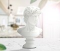 Statueta decorativa Roman, Mauro Ferretti, 21.5x14.5x34 cm, poliresina, alb