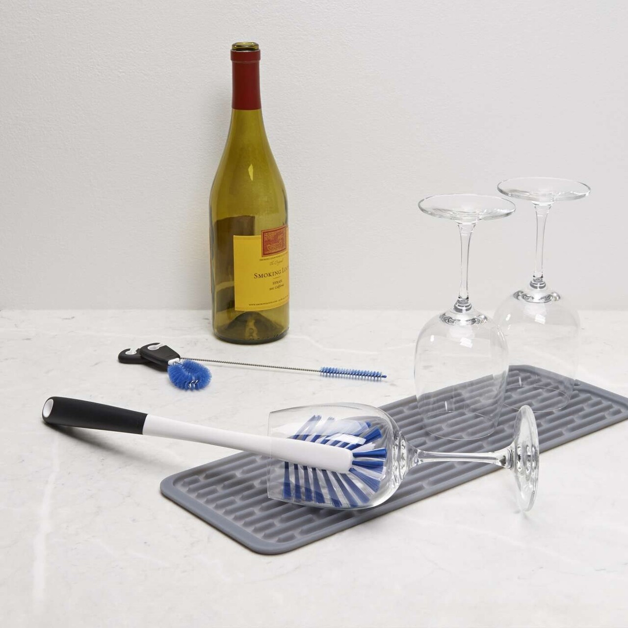 Set 3 perii curatare sticle, plastic, "Good Grips" - OXO - imagine 7