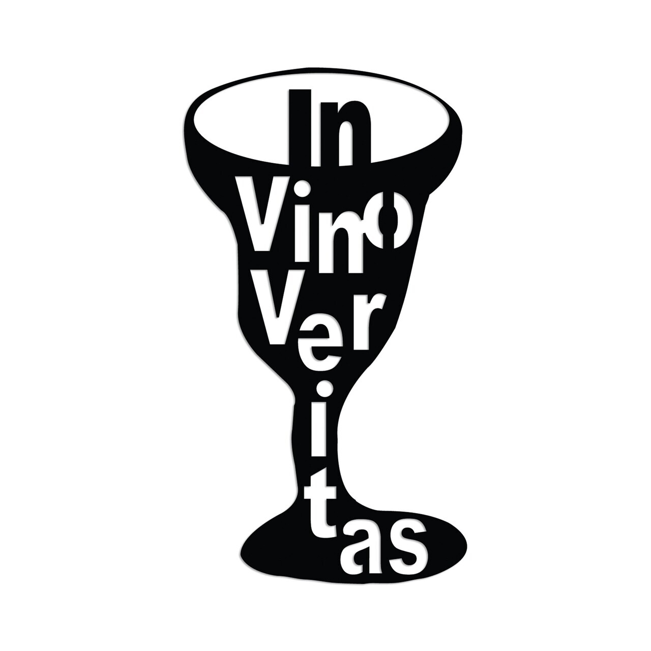 Decoratiune de perete, Veritas 1, 30 x 60 cm, Negru — imaginea 4