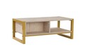 Masuta de cafea, Kalune Design, Haldizen, Travertin / Auriu