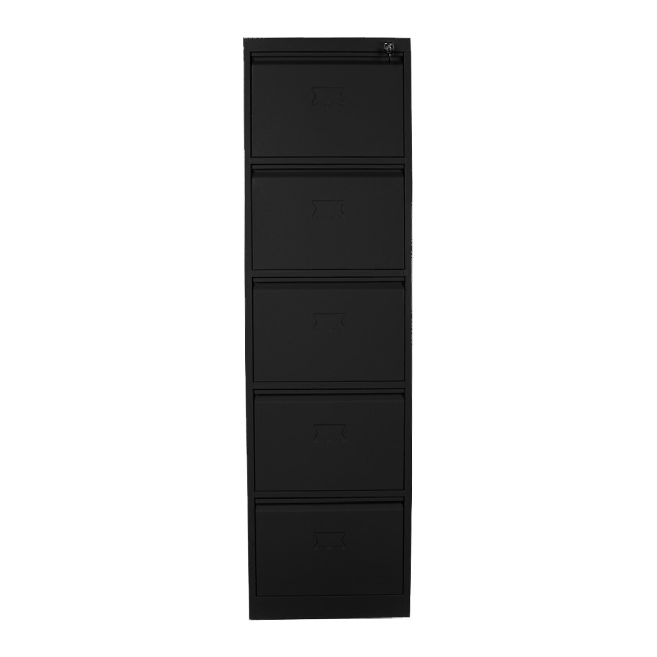 Dulap de dosare, Shelvoria, Js1023Sı, 47x166x62 cm, Otel, Negru