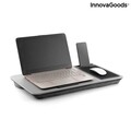 Masuta de laptop portabila Deskion InnovaGoods, 57.5x30.5 cm, MDF/poliester