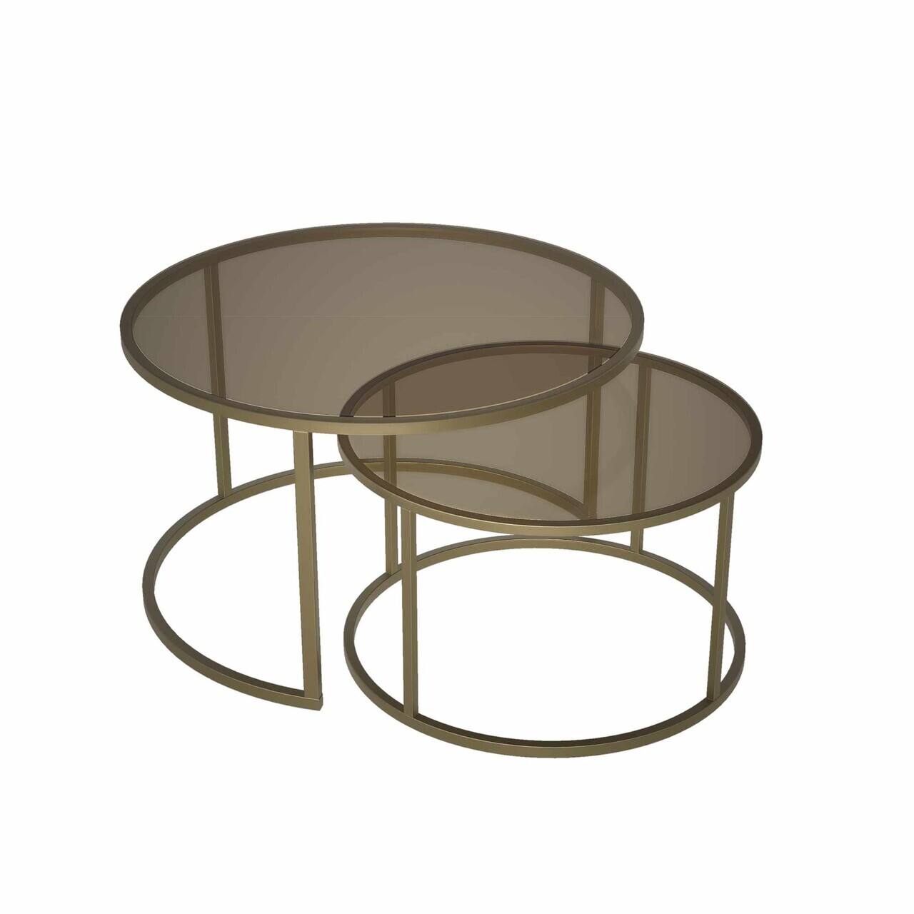 Set masute de cafea, Hanah Home, Milas, Antic / Bronz — imaginea 3