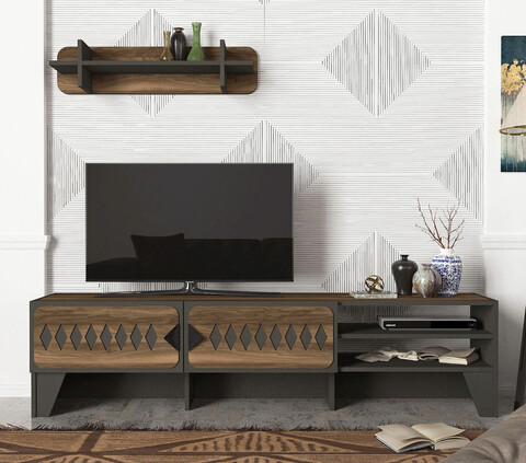 Comoda tv, tera home, chester, pal, nuc / antracit