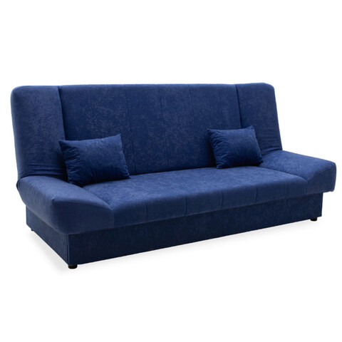 Canapea extensibila 3 locuri Tiko, Pakoworld, 200x85x90 cm, textil, albastru