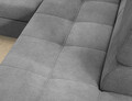 Coltar extensibil stanga 4 locuri ELTAP, LT-04RAQ, Eridano, 275x202x88 cm, lemn/poliester, gri deschis