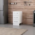 Dulap pentru bucatarie, Hanah Home, Minar, 40x87x58 cm, Alb