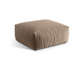 Taburet, Chris-184, Micadoni Home, 100x100x43 cm, catifea, maro deschis