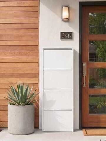 Pantofar, Hanah Home, 4 Doors, 50x140x15 cm, Alb