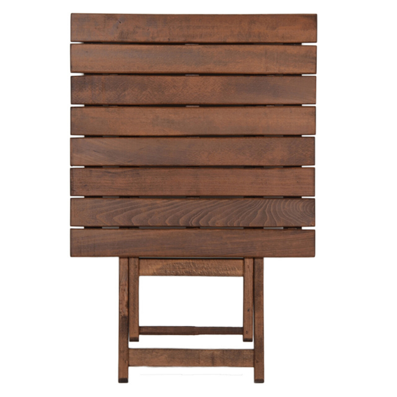 Masa pentru gradina Retto, Pakoworld, 60x71x60 cm, lemn masiv de fag, maro