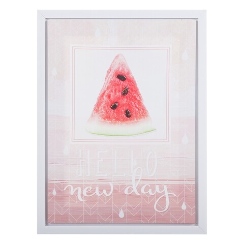 Tablou decorativ Watermelon, Creaciones Meng, 30x40 cm, canvas/MDF/polistiren