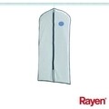 Husa pentru haine, Rayen, 60 x 135 cm, acetat, gri transparent