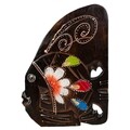 Set 3 decoratiuni, Fish, Creaciones Meng, lemn de arbore de matase