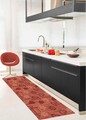 Traversa pentru hol Ruskin, Decorino, 50x150 cm, poliester, rosu