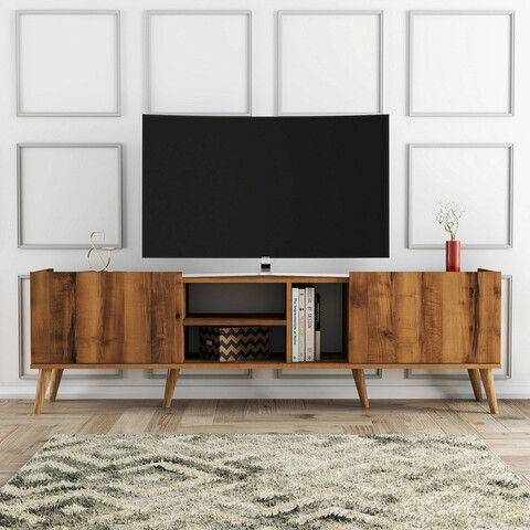 Comoda tv, mezza, lotus, 180x52x34 cm, nuc