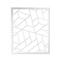 Decoratiune de perete, Moodboard 2, Metal, Dimensiune: 50 x 60 cm, Argintiu