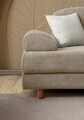 Canapea extensibila 3 locuri, Atelier del Sofa, 752EST1168, Cafea cu lapte