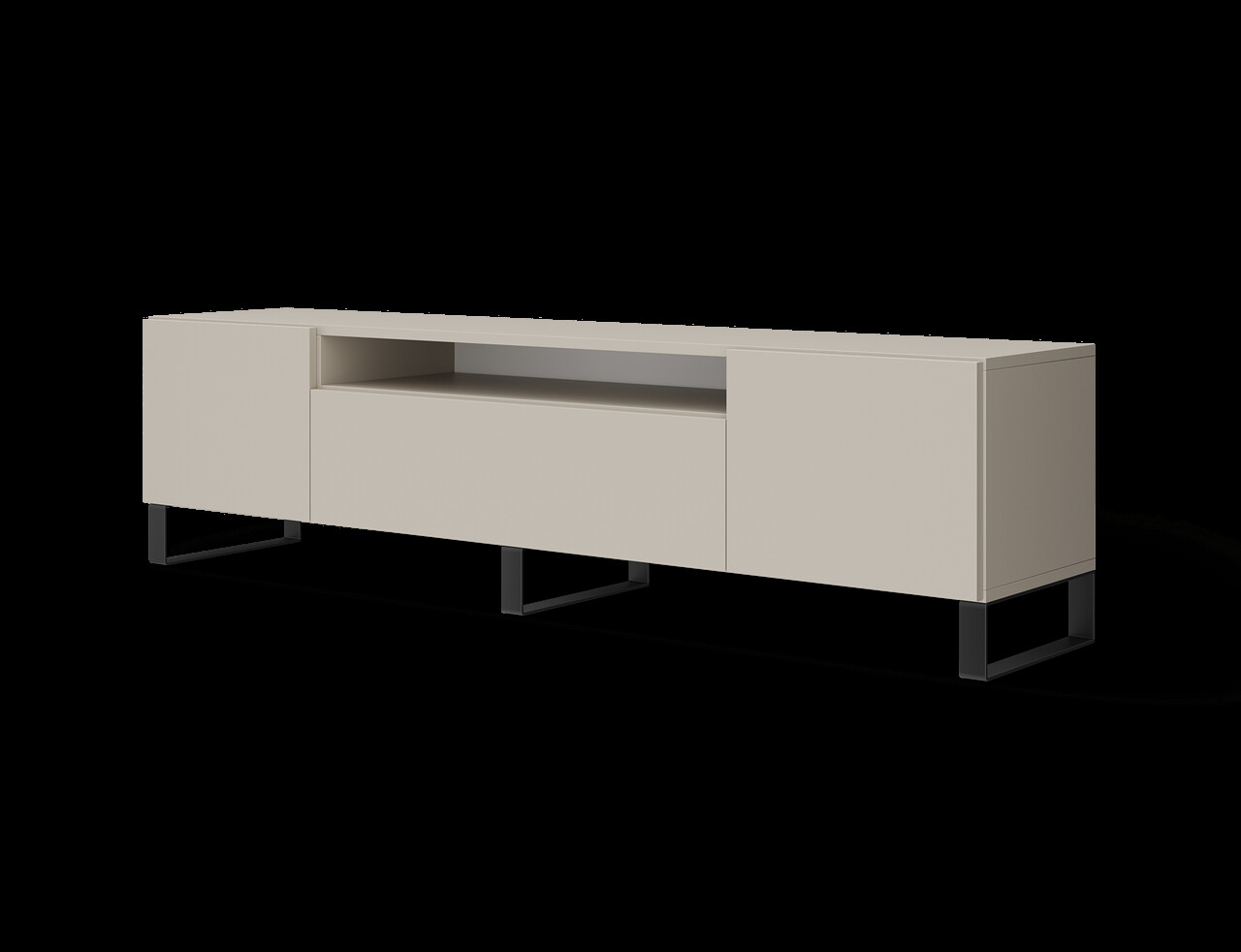 Comoda TV ADRK, Femur, 200x41x53 cm, PAL laminat, casmir — imaginea 6