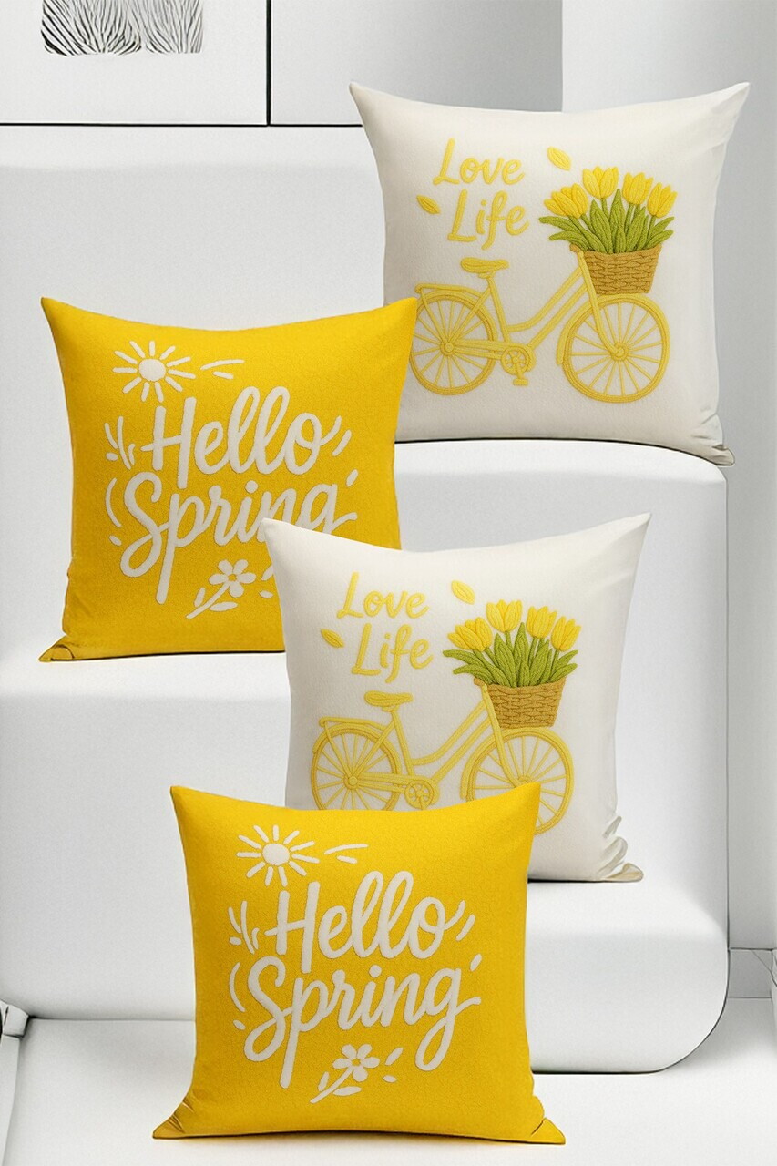 Set fete de perna, Artpnchset4-37, Poliester, Multicolor — imaginea 3