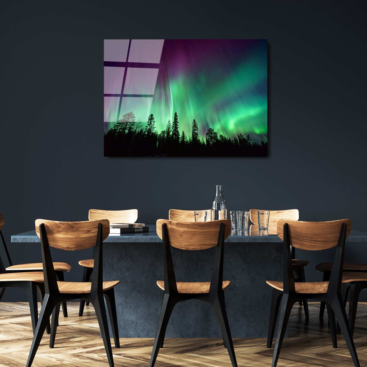 Tablou decorativ, UV-108 70 x 100, 70 x 100 cm, Multicolor - view 2