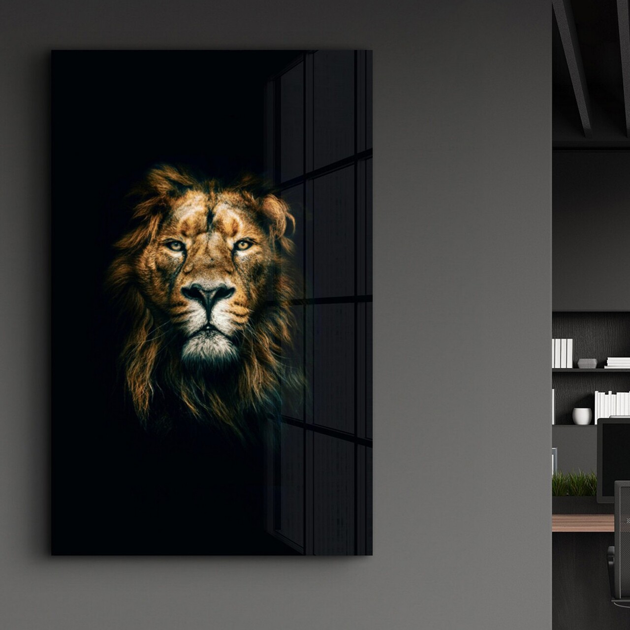 Tablou decorativ OGLS-5000 Dimensiuni: 70 x 110 cm Multicolor