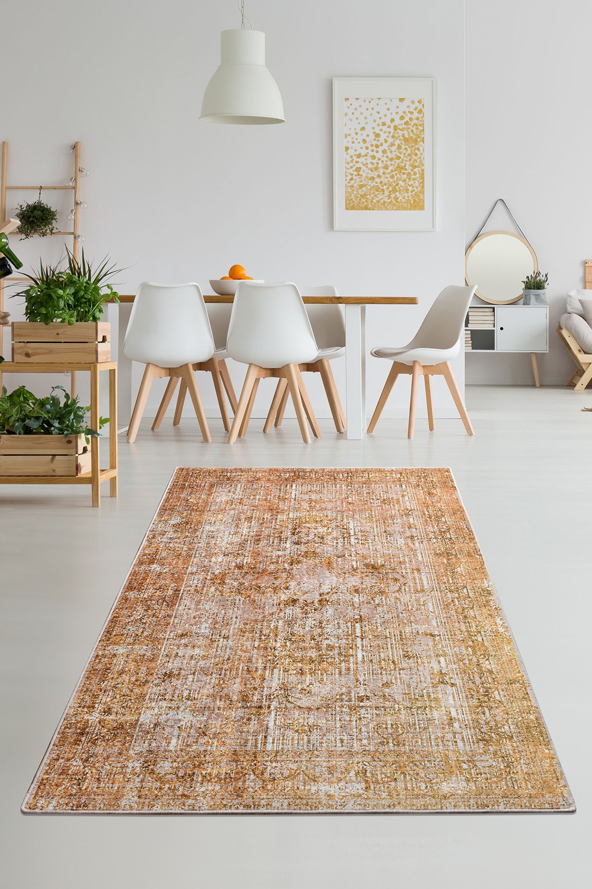 Covor, Isabel, 160x230 cm, Galben mustar