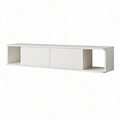 Comoda TV, Hanah Home, Twist, 160x29x29 cm, Alb