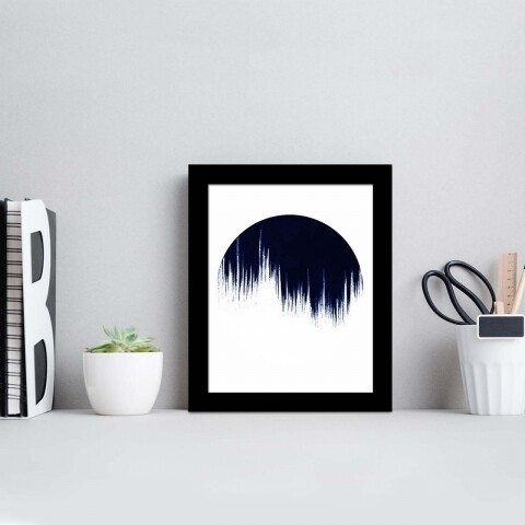 Tablou decorativ, Alpha Wall, Black & White, 23x28 cm
