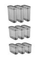 Set recipiente depozitare, Fremont, 964FRM1118, Plastic, Antracit