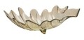 Platou decorativ Leaf, Mauro Ferretti, 33x20x11 cm, sticla reciclata