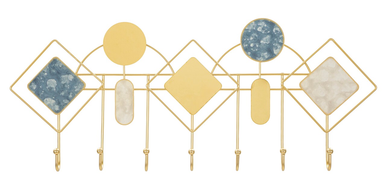 Cuier de perete, Mauro Ferretti, Monday -B, 66.6x4.5x27.5 cm, metal, multicolor - imagine 5