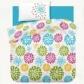 Lenjerie de pat dubla King Size Fiesta V.1, 4 piese, 240 x 250 cm, 100% bumbac, multicolora