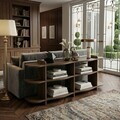 Consola, Hanah Home, Flusso, 170x65x30 cm, PAL, Maro