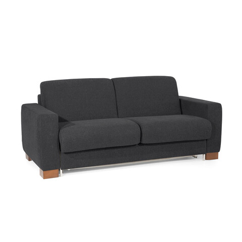Canapea extensibila cu 3 locuri, ndesign, 291nds1313, lemn, gri