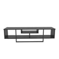 Comoda TV, Retricy, Asal 150, 150x35.2x40 cm, PAL, Negru