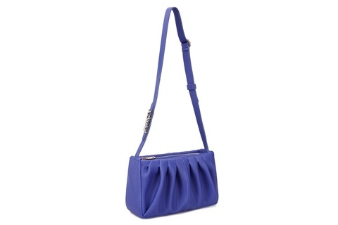 Geanta juicy couture 139, 27x10x15 cm, piele ecologica, albastru sax