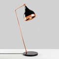 Lampa de masa, Opviq, 892OPV1149, Metal, Negru/Cupru