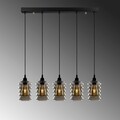 Candelabru, Opviq, Smoked - 024, E27, 60 W, metal/sticla